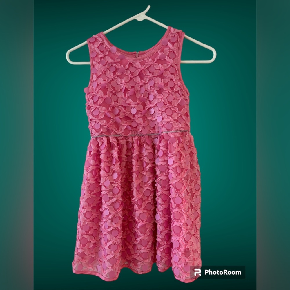 Cat & Jack kids 7/8 pink dress